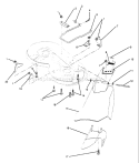 Part Location Diagram of 532125629 Husqvarna Assembly, Deflector Support