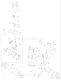Page J Diagram and Parts List for LT120 LT 120 954140002A -1996-12 Husqvarna Lawn Tractor