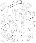 Page C Diagram and Parts List for LT120 LT 120 954140002A -1996-12 Husqvarna Lawn Tractor