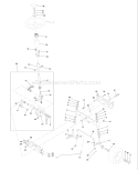 Page J Diagram and Parts List for LT120 LT 120 954140002B -1997-12 Husqvarna Lawn Tractor