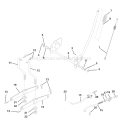 Page G Diagram and Parts List for LT120 LT 120 954140002B -1997-12 Husqvarna Lawn Tractor