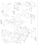 Part Location Diagram of 532172107 Husqvarna Panel Dash Right Hand