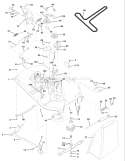 Part Location Diagram of 532142587 Husqvarna Upstop Deck Front 38