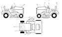 Page B Diagram and Parts List for LT1238C LT 1238 C 954567024 -2001-10 Husqvarna Lawn Tractor