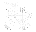 Page H Diagram and Parts List for LT1238C LT 1238 C 954567024 -2001-10 Husqvarna Lawn Tractor