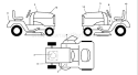 Page B Diagram and Parts List for LT1238D LT 1238 D 954567024 -2002-02 Husqvarna Lawn Tractor