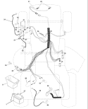 Page D Diagram and Parts List for LT1238D LT 1238 D 954567024 -2002-02 Husqvarna Lawn Tractor
