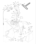 Page F Diagram and Parts List for LT1238D LT 1238 D 954567024 -2002-02 Husqvarna Lawn Tractor