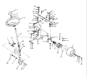 Page J Diagram and Parts List for LT125 LT 125 H12538C -1991-06 Husqvarna Lawn Tractor