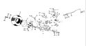 Page K Diagram and Parts List for LT125 LT 125 H12538C -1991-06 Husqvarna Lawn Tractor