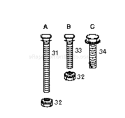 Page H Diagram and Parts List for LT125 LT 125 H12538C -1991-06 Husqvarna Lawn Tractor