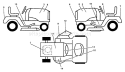 Page A Diagram and Parts List for LT125 LT 125 H12538D -954000332 -1991-10 Husqvarna Lawn Tractor