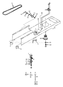 Page B Diagram and Parts List for LT125 LT 125 H12538D -954000332 -1991-10 Husqvarna Lawn Tractor