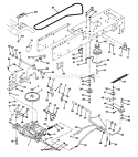 Page D Diagram and Parts List for LT125 LT 125 HC12542A -954000772 -1994-01 Husqvarna Lawn Tractor