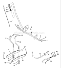 Page H Diagram and Parts List for LT125 LT 125 HC12542A -954000772 -1994-01 Husqvarna Lawn Tractor