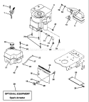 Page E Diagram and Parts List for LT125 LT 125 HC12542B -954002711 -1995-01 Husqvarna Lawn Tractor