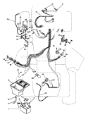 Part Location Diagram of 532141163 Husqvarna Harness, Eng.
