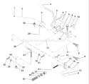 Page A Diagram and Parts List for LT125 LT 125 HE12536B -954170001 -1996-10 Husqvarna Lawn Tractor