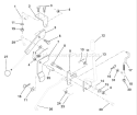 Page K Diagram and Parts List for LT125 LT 125 HE12536B -954170001 -1996-10 Husqvarna Lawn Tractor