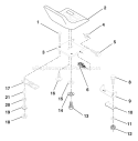Page L Diagram and Parts List for LT125 LT 125 HE12536B -954170001 -1996-10 Husqvarna Lawn Tractor