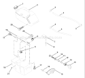 Page B Diagram and Parts List for LT125 LT 125 HE12536B -954170001 -1996-10 Husqvarna Lawn Tractor