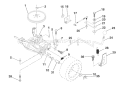 Page O Diagram and Parts List for LT125 LT 125 HE12536C -954170001 -1998-10 Husqvarna Lawn Tractor