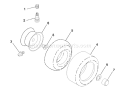 Page Q Diagram and Parts List for LT125 LT 125 HE12536C -954170001 -1998-10 Husqvarna Lawn Tractor