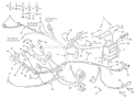 Part Location Diagram of 532131708 Husqvarna Bracket-Ammeter