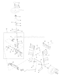 Page J Diagram and Parts List for LT130 LT 130 1997-12 Husqvarna Lawn Tractor