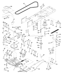 Page C Diagram and Parts List for LT130 LT 130 1997-12 Husqvarna Lawn Tractor