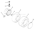 Page L Diagram and Parts List for LT140 LT 140 HU4H42A -954000512 -1993-01 Husqvarna Lawn Tractor