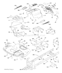 Part Location Diagram of 532407176 Husqvarna Dash Lower