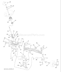 Part Location Diagram of 587738903 Husqvarna Shaft Steering