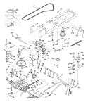 Page C Diagram and Parts List for LT1538A LT 1538 A 954569776 -2002-11 Husqvarna Lawn Tractor