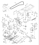 Page C Diagram and Parts List for LT1538B LT 1538 B 954569776 -2002-11 Husqvarna Lawn Tractor