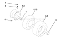 Page J Diagram and Parts List for LT1538C LT 1538 C 954569776 -2002-12 Husqvarna Lawn Tractor
