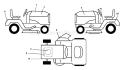 Page B Diagram and Parts List for LT1538C LT 1538 C 954569776 -2002-12 Husqvarna Lawn Tractor