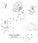 Page E Diagram and Parts List for LT1538D LT 1538 D 954569776 -2003-01 Husqvarna Lawn Tractor