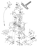 Page F Diagram and Parts List for LT16542 LT 16542 96013001900 -2006-02 Husqvarna Lawn Tractor
