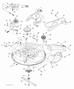 Mower_Deck__Cutting_Deck Diagram and Parts List for LZ11577RB 2011-11 Husqvarna Lawn Tractor
