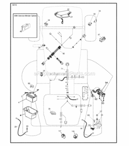 Part Location Diagram of 532421061 Husqvarna Husqvarna Part