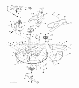 Part Location Diagram of 532431550 Husqvarna Replacement Mower Complete
