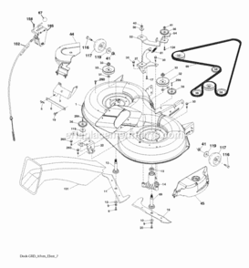 Part Location Diagram of 583099201 Husqvarna Bracket Pulley