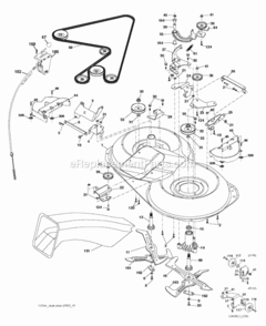 Mower_Deck__Cutting_Deck Diagram and Parts List for LZ175H107RBK 2012-11 Husqvarna Lawn Tractor