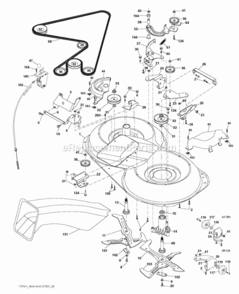 Mower_Deck__Cutting_Deck Diagram and Parts List for LZ20H107RBK 2012-11 Husqvarna Lawn Tractor
