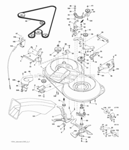 Mower_Deck__Cutting_Deck Diagram and Parts List for LZ20H107 2010-09 Husqvarna Lawn Tractor