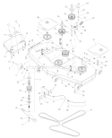 Part Location Diagram of 539105465 Husqvarna Baffle Main