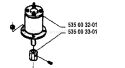 Page H Diagram and Parts List for MASTER 43 RC 1994-02 Husqvarna Lawn Mower