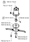 Part Location Diagram of 728844305 Husqvarna Screw