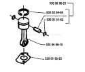 Page J Diagram and Parts List for MONDO 1995-03 Husqvarna Trimmer